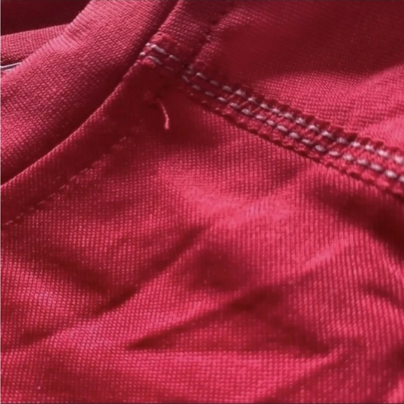 NEW! ADIDAS Climalite Size L Men’s Red Short Sleeve T-Shirt Activewear Sports - Picture 10 of 10